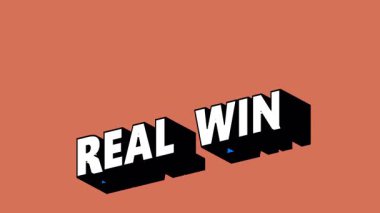 Renk Değiştiren Arkaplan ile Graffiti Biçiminde GERÇEK Kazanma Metni