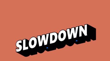 Renk Değiştiren Arkaplan ile Graffiti Biçiminde Yavaş Metin