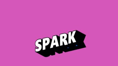 Renk Değiştiren Arkaplan ile Graffiti Biçiminde SARK Metni