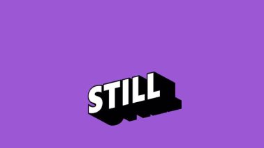 Renk Değiştiren Arkaplan ile Graffiti Biçiminde Hâlâ Metin