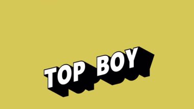 Renk Değiştiren Arkaplanlı Graffiti Biçimli Zirvedeki Erkek Metni