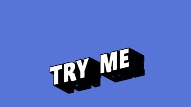 Renk Değiştiren Arkaplan ile Graffiti Biçiminde ME Metni Dene