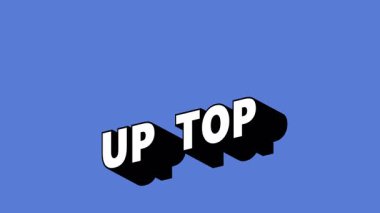 Graffiti Biçimli UP Toplu Metni Renk Değiştiren Arkaplan