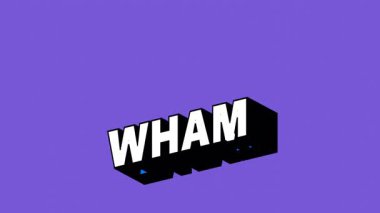 Renk Değiştiren Arkaplan Tarzı ile WHAM Metni