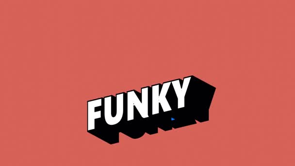 FUNKY в стиле граффити с меняющим цвет фоном