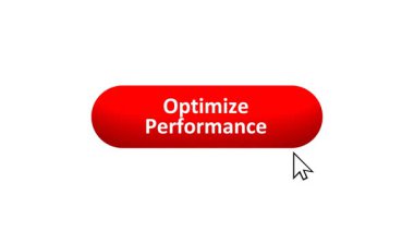 Bilgisayar Fare Tıklaması ile Renk Değiştiren Etki ve Doğrulama Tıklaması ile 3B Yapılandırılmış 'Performansı İyimser Yap' düğmesi