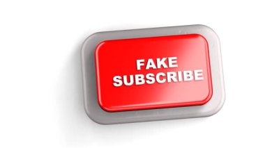 3 Boyutlu Yapılandırılmış Kırmızı Düğme Etiketli Sahte Çeviri: