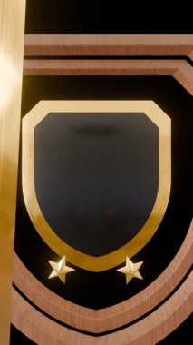 Koyu bir arka planda altın harfli 