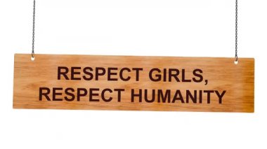 Biz beyaz izole bir arka planda 