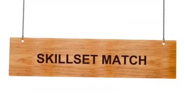 İşaret levhası olan tahta tahta. Rekabet yetenekleri.