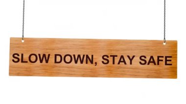 Sakin ol ve kendini güvende tut. Beyazların üzerinde, tahta tahtayla izole et.