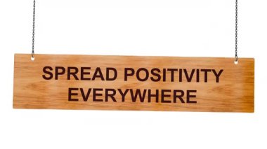 Yazılı ahşap tabela. Keyfine bak. Sen her şeysin.