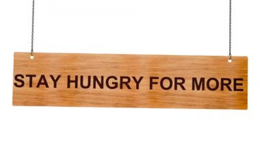 Yemek için aldığınız tabela.