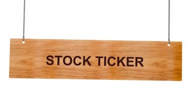 Borsa, 3 boyutlu işleme, ahşap tabela asma