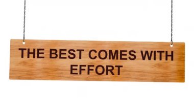 En iyi yolu seç, ahşap bloklara yazılmış kelimeler izole edilmiş.