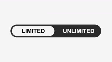 Sınırsız Kip ile Değiştiriliyor Düğme Canlandırma Görüntü UI Anahtarı Tasarımı