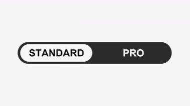 Standart 'ı Pro Mode' a Geçiriyorum Düğmeyi Aç Canlandır Görüntü UI Anahtarı Tasarımı