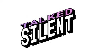 Yürekli Kelime Hareketi Döngüsü ile Isometric View 'da Konuşma vs SILENT, 3B Metin Canlandırması