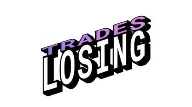 Isometric View 'da TRADES vs LosSING, 3B Metin Canlandırması Karşıt Kelime Hareketi Döngüsü ve Kalın Tipografi Efektleri