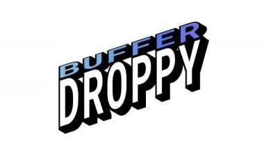 Tampon - DROPPY, Isometric View 'da 3B Metin Canlandırması Karşıt Kelime Hareketi Döngüsü ve Kalın Tipografi Efektleri