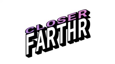 CLOSER vs FARTHR, Isometric View 'da 3B Metin Canlandırması Karşıt Kelime Hareketi Döngüsü ile Cesur Tipografi Efektleri