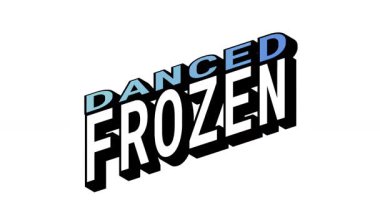 Isometric View 'da DANCED vs FROZEN, 3B Metin Canlandırması Karşıt Kelime Hareketi Döngüsü ve Kalın Tipografi Efektleri