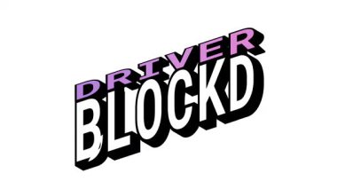 BLOCKD 'a Karşı Sürücü, Isometric View' da Cesur Tipografi Efektleriyle Üç Boyutlu Metin Canlandırması