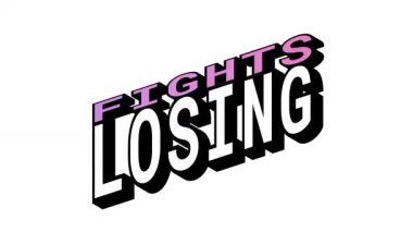 Isometric View 'da Savaşlar Kaybediliyor, 3B Metin Canlandırması Karşıt Kelime Hareketi Döngüsü ve Kalın Tipografi Efektleri