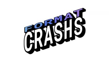 ForMAT vs CRASHS, Isometric View 'da 3B Metin Canlandırması ve Kalın Tipografi Efektleri ile Karşıt Kelime Hareketi Döngüsü