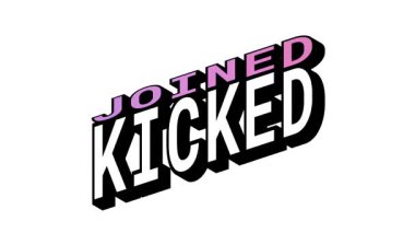 Isometric View 'da KICKED vs KICKED, 3B Metin Canlandırması Karşıt Kelime Hareketi Döngüsü ve Kalın Tipografi Efektleri
