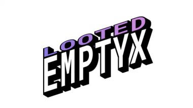 LOOTED vs EMPTYX, Isometric View 'da 3B Metin Canlandırması Karşıt Kelime Hareketi Döngüsü ve Kalın Tipografi Efektleri