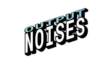 OutTput vs NOISES, Isometric View 'da 3B Metin Canlandırması ve Kalın Tipografi Efektleriyle Karşıt Kelime Hareketi Döngüsü