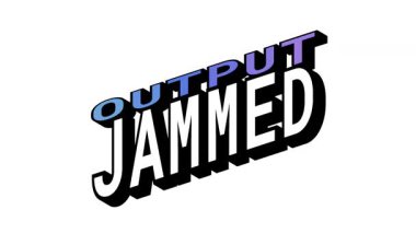 OutTput vs JAMMED, Isometric View 'da 3B Metin Canlandırması ve Kalın Tipografi Efektleriyle Karşıt Kelime Hareketi Döngüsü