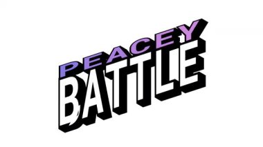 Isometric View 'da BATTLE vs BATTLE, 3B Metin Canlandırması Karşıt Kelime Hareketi Döngüsü ve Kalın Tipografi Efektleri