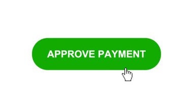 Beyaz Arkaplan Animasyonunda Yeşil YARDIM Ödeme Tuşu Tıklayıp Yükleme Çubuğuna Dönüyor