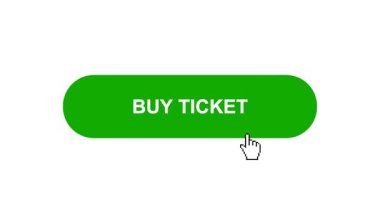 Beyaz Arkaplanda Yeşil Tık Tuşu Canlandırması Tıkla ve Yükleme Çubuğuna Dönüştür Sonra İşaretle Tamamlama Çemberi