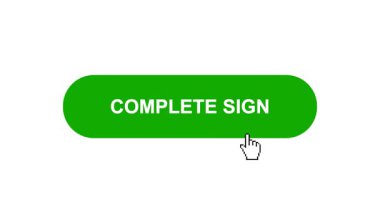 Beyaz Arkaplanda Yeşil Tamamlanmış İşaret Animasyonu Tıkla ve Yükleme Çubuğuna Dönüştür