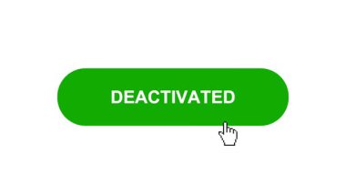 Beyaz Arkaplanda Yeşil Tuşlu Animasyon Tıkla ve Yükleme Çubuğuna Dönüştür Sonra Tik İşaretli Tamamlama Çemberi