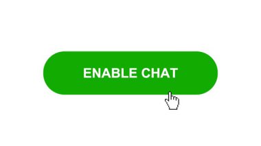 Beyaz Arkaplanda Yeşil HİÇ Tuşu Canlandırması Tıkla ve Yükleme Çubuğuna Dönüştür Sonra Tik İşaretli Tamamlama Çemberi