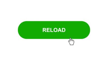 Beyaz Arkaplanda Yeşil Okuma Tuşu Canlandırması Tıkla ve Yükleme Çubuğuna Döndür Sonra İşaretle İşaretleme Tamamlama Çemberi