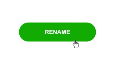 Beyaz Arkaplanda Yeşil Renklendirme Tuşu Canlandırması Tıkla ve Yükleme Çubuğuna Dönüştür Sonra İşaret Tamamlama Çemberi