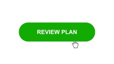 Beyaz Arkaplanda Yeşil Yeniden İnceleme Planı Tuş Canlandırması Tıkla ve Yükleme Çubuğuna Döndür Sonra Tik İşareti Tamamlama Çemberi