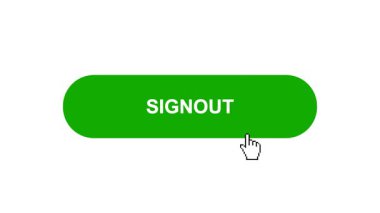 Beyaz Arkaplanda Yeşil İşaretleme Tuşu Canlandırması Tıkla ve Yükleme Çubuğuna Dönüştür Sonra İşaretle Tamamlama Çemberi