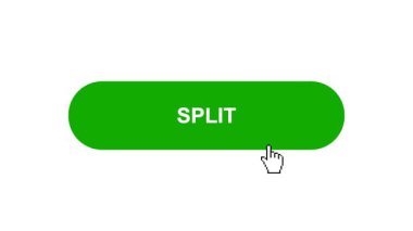 Beyaz Arkaplanda Yeşil Dağıtım Tuşu Canlandırması Tıkla ve Yükleme Çubuğuna Döndür Sonra Tik İşareti Tamamlama Çemberi