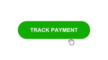 Beyaz Arkaplanda Yeşil Hat Ödeme Animasyonu Tıkla ve Yükleme Çubuğuna Döndür Sonra İşaretle Tamamlama Çemberi