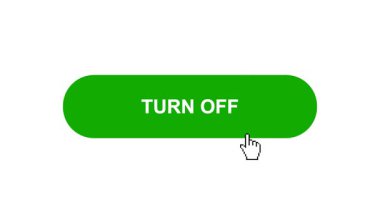 Beyaz Arkaplanda Yeşil Kapatma Tuşu Canlandırması Tıkla ve Yükleme Çubuğuna Dönüştür Sonra Tik İşaretli Tamamlama Çemberi