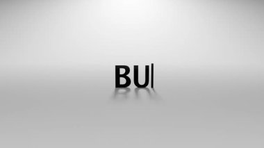 3B Bütçeli İmleç İmleci ile Yazma Efekti ve Kırpma İmleci Asgari Arkaplan Hareketiyle Metin CanlandırmasıName