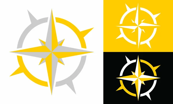 Logotipo Brújula Que Puede Utilizar Para Icono Aplicaciones — Archivo Imágenes Vectoriales
