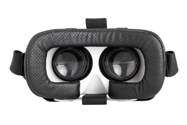 现代虚拟现实眼镜 白色背景隔离 Vr小工具概念 — 图库照片