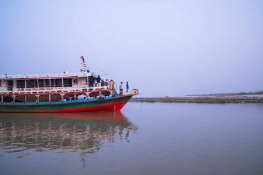 13 December 2022 Traditional Travel Ship in the Padma river - Bangladesh